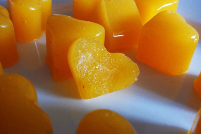 Żelki z mango - naturalne, domowe i zdrowe.