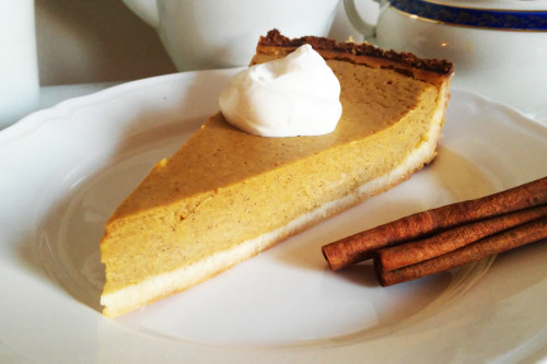 Piernikowa bezglutenowa tarta z nadzieniem z dyni - pumpkin pie