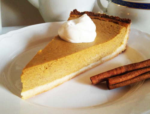 Piernikowa bezglutenowa tarta z nadzieniem z dyni - pumpkin pie