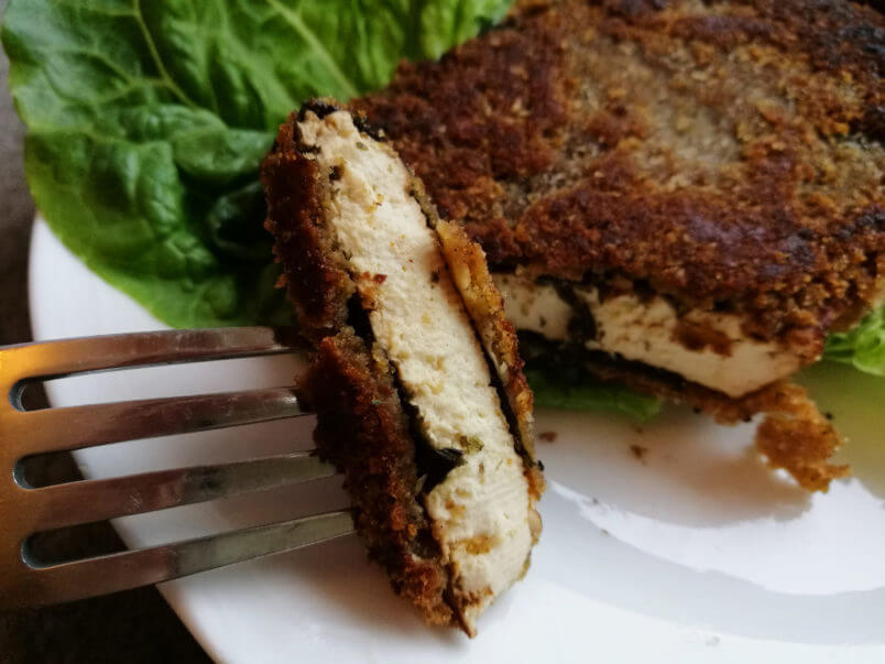 Wegańska ryba tofu - smażone tofu w nori - WEGAŃSKA WIGILIA Wegańska ryba tofu - smażone tofu w nori - WEGAŃSKA WIGILIA