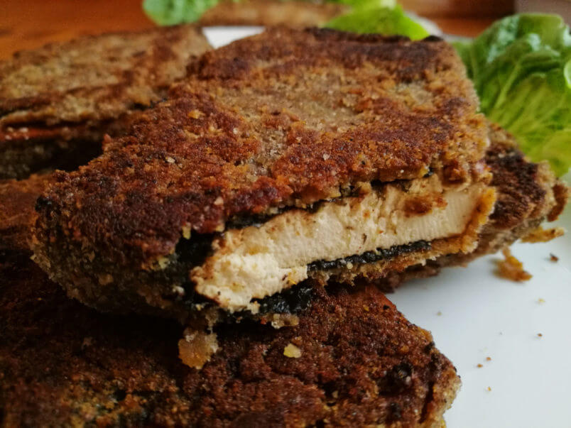 Wegańska ryba tofu - smażone tofu w nori - WEGAŃSKA WIGILIA Wegańska ryba tofu - smażone tofu w nori - WEGAŃSKA WIGILIA